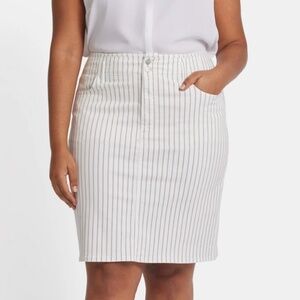 NYDJ | High Waisted Stretch Jean Skirt